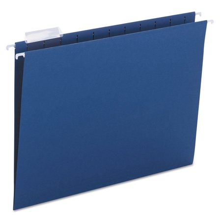 Smead Hanging File Folder, Navy, PK25 64057